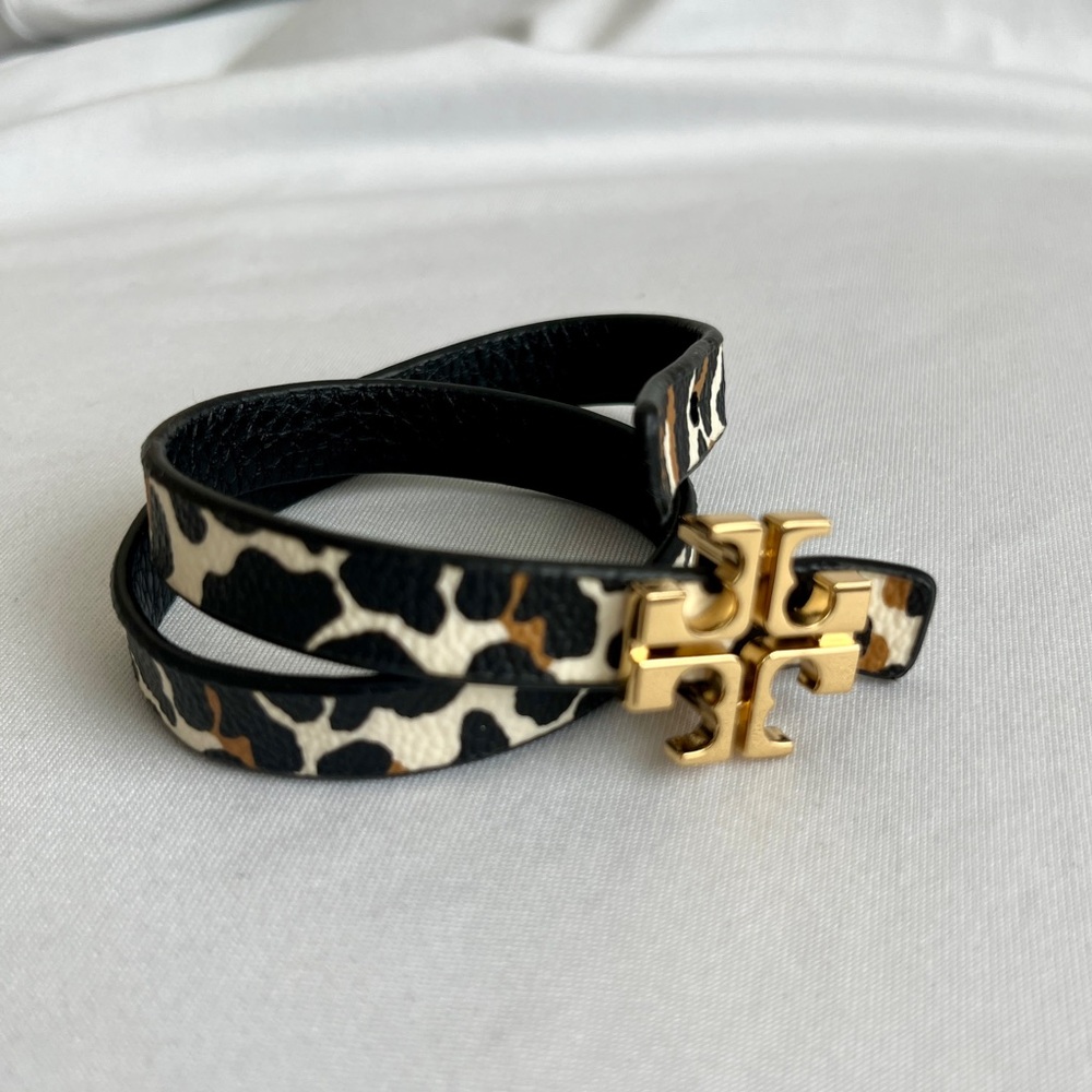 Tory Burch leather wrap bracelet
